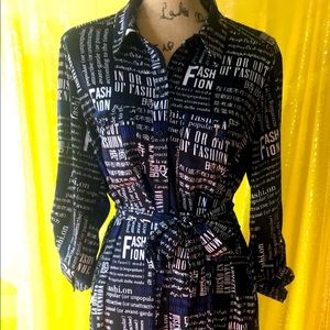 Multi-wear graphic printed dress